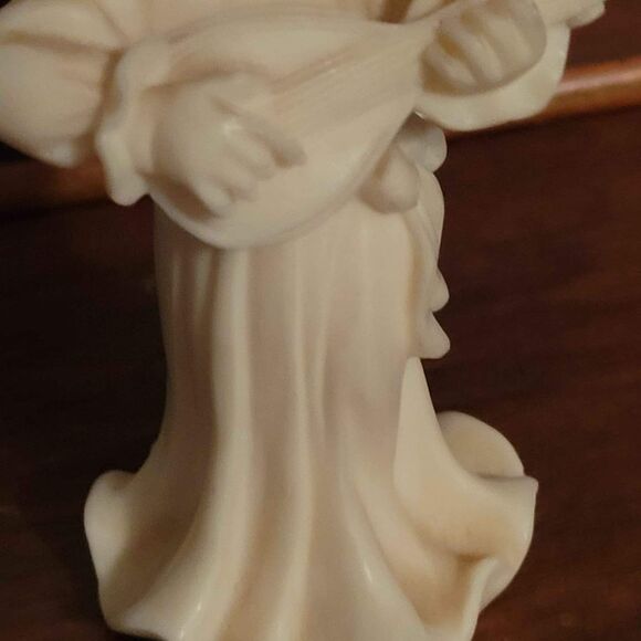 Vintage Bianchi Ivory Alabaster Angel Instrument Made in Italy - Picture 3 of 7